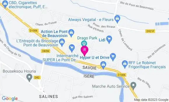 Localisation Restaurant  Boulangerie Naturea