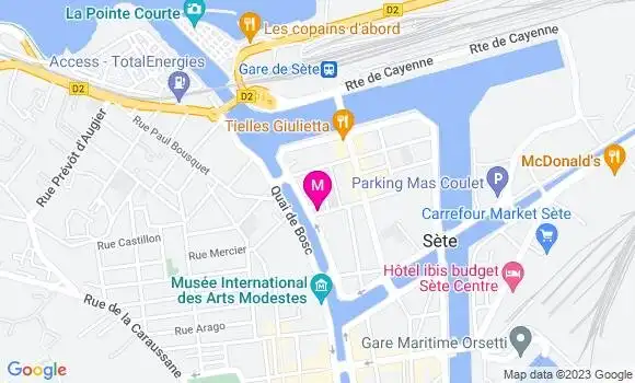 Localisation Restaurant  Aux 2m