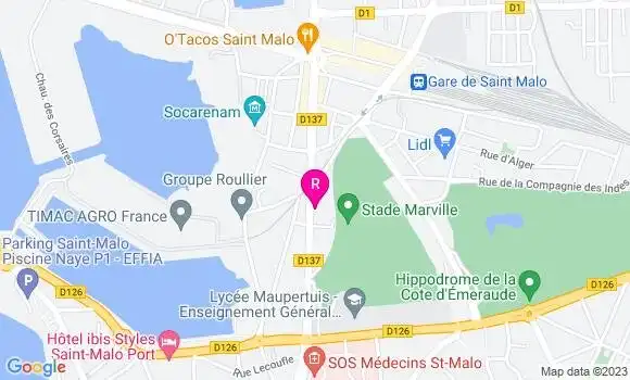 Localisation Restaurant  Speed Burger