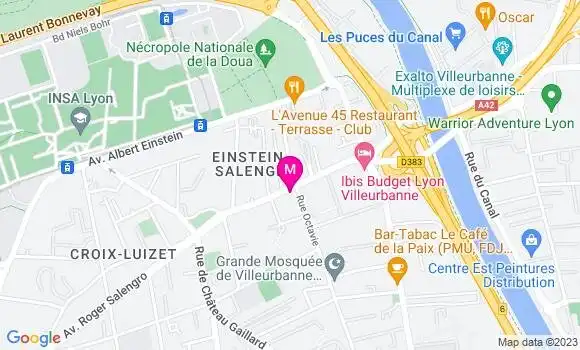 Localisation Pizzeria The W