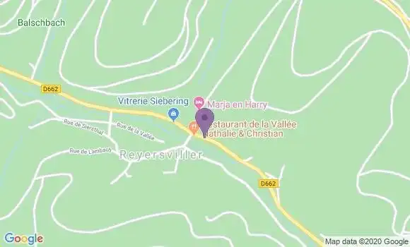 Localisation Restaurant de la Vallée