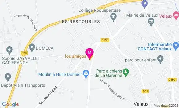 Localisation Restaurant  Los Amigos