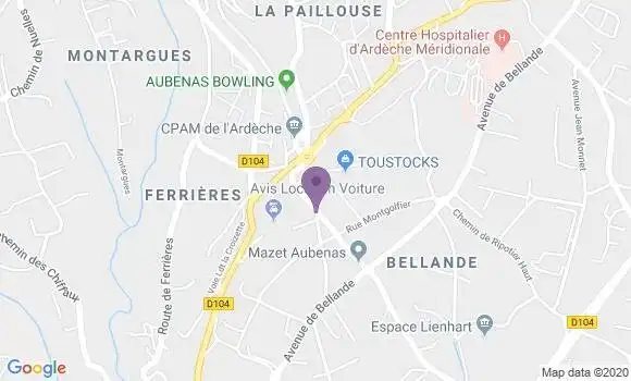 Localisation Restaurant  L