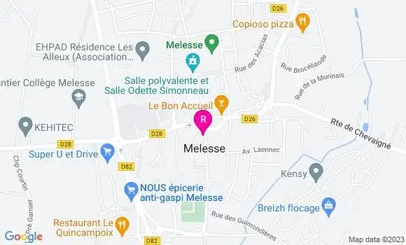 Localisation Pizzeria Domino