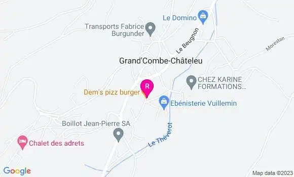Localisation Restaurant  Dem