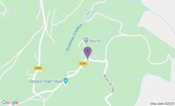 Localisation Auberge L