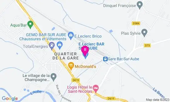Localisation Restaurant  Mc Donald