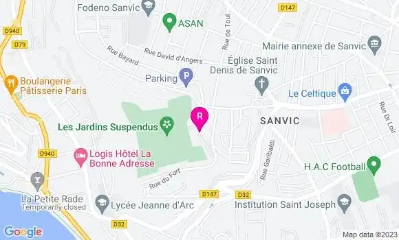 Localisation Restaurant  L