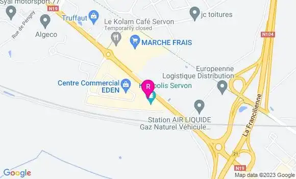 Localisation Restaurant  King Marcel