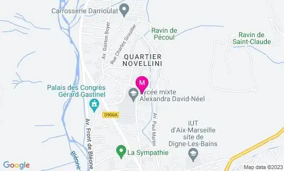 Localisation Restaurant  La Petite Calabraise