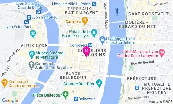 Localisation Restaurant  Le Roi Falafel