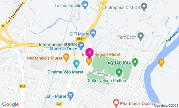 Localisation Restaurant  La Mie Caline