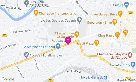 Localisation Restaurant  Le Pékin