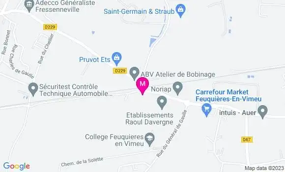 Localisation Pizzeria Chez Julien