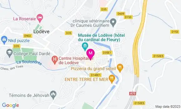 Localisation Pizzeria Pizzéria des Halles