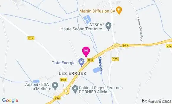 Localisation Restaurant  Le Relais Campagnard
