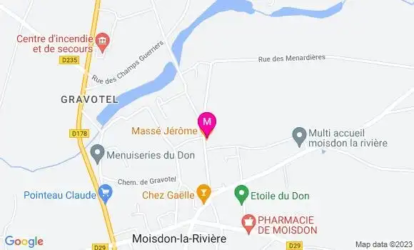 Localisation Restaurant Bio La Place du Marché