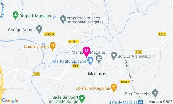 Localisation Pizzeria La Mia Pizza
