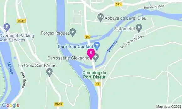 Localisation Restaurant  La Racine