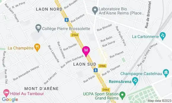 Localisation Restaurant  Le 119