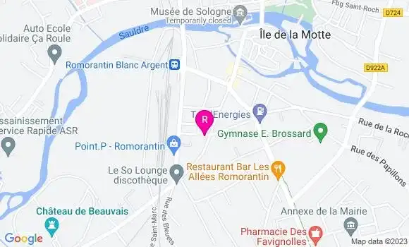 Localisation Restaurant  Pizza Must