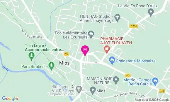 Localisation Restaurant  Pizza Bonici