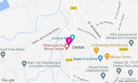 Localisation Restaurant  Pizza Bonici