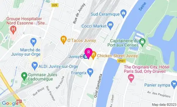 Localisation Restaurant Tacos Daddy
