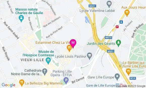 Localisation Restaurant Grill La Petite Place
