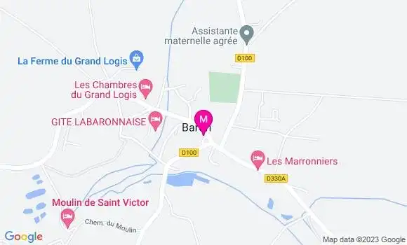 Localisation Restaurant  La Truite Vagabonde