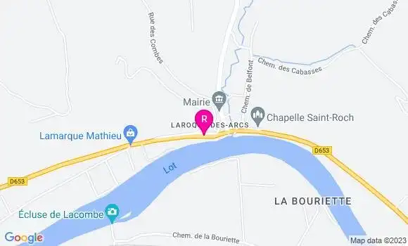 Localisation Restaurant  Curanderas