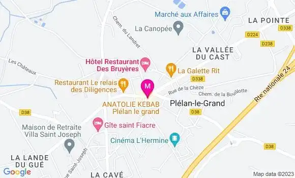Localisation Anatolie Kebab