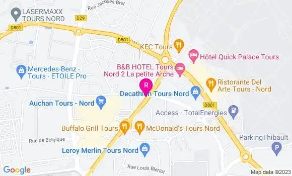 Localisation Fast Food Burger King