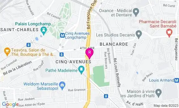 Localisation Restaurant  Pizzas la Marseillaise