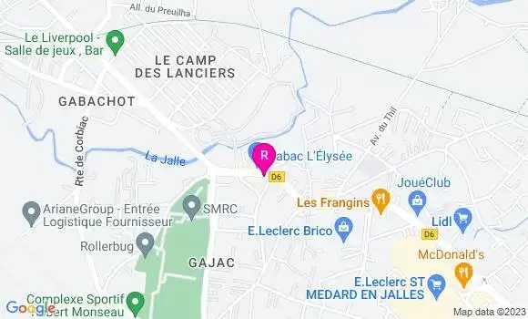 Localisation Restaurant Grec Just Moment