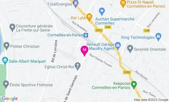 Localisation Restaurant  O