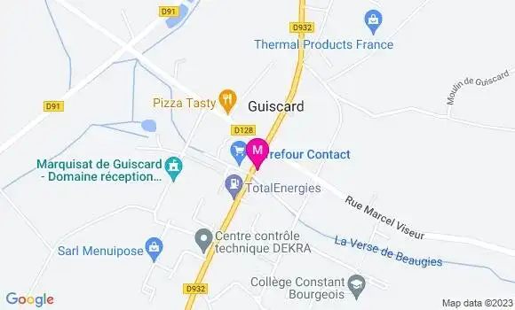 Localisation Mouss Kebab