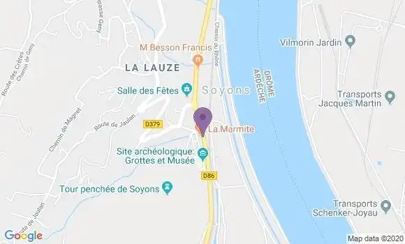 Localisation Restaurant  La Marmite
