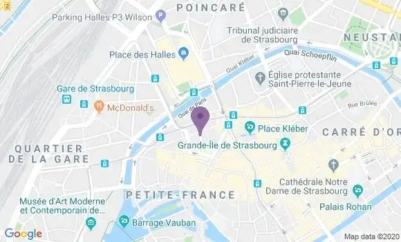 Localisation Restaurant Alsacien A la Tête de Lard