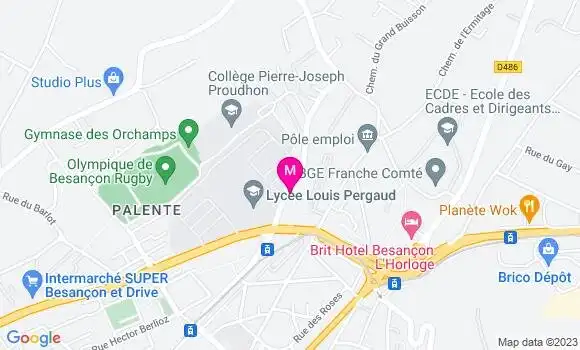 Localisation Restaurant  Le Potache