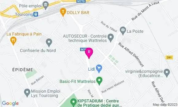 Localisation Pizzeria Piz