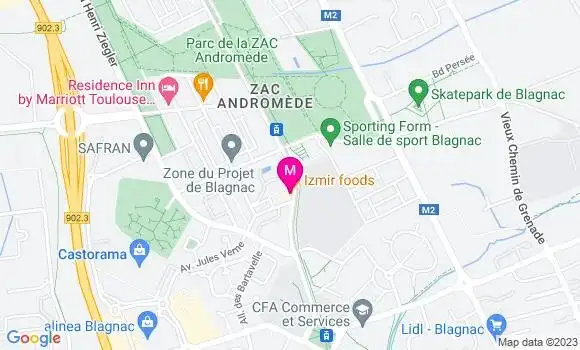 Localisation Restaurant Turc Izmir Foods