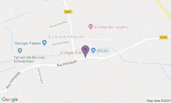 Localisation Restaurant  A L
