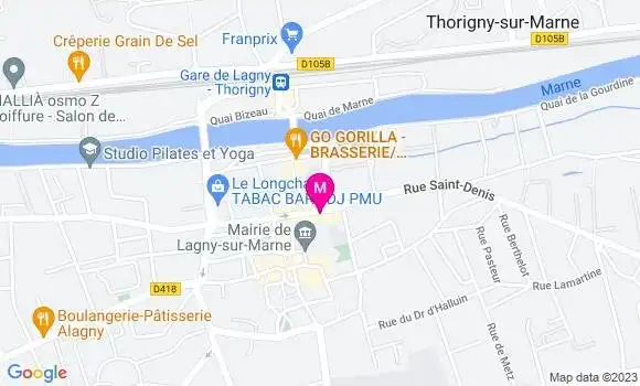 Localisation Restaurant Asiatique Lagny Asia