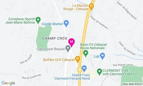 Localisation Restaurant Grill Loukum