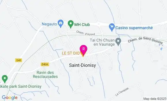 Localisation Restaurant  Le Saint Dio