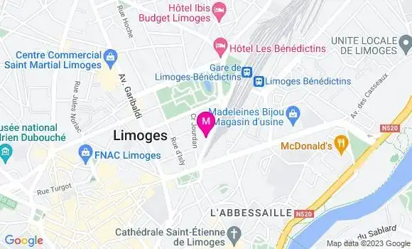 Localisation Auberge du Kebab