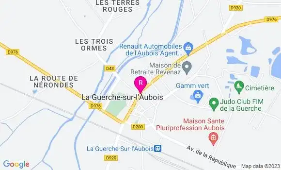 Localisation Restaurant  La Fristouille