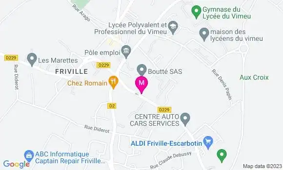 Localisation Restaurant  Le Voltaire