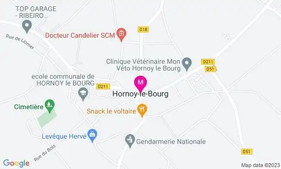 Localisation Restaurant Snack Le Voltaire